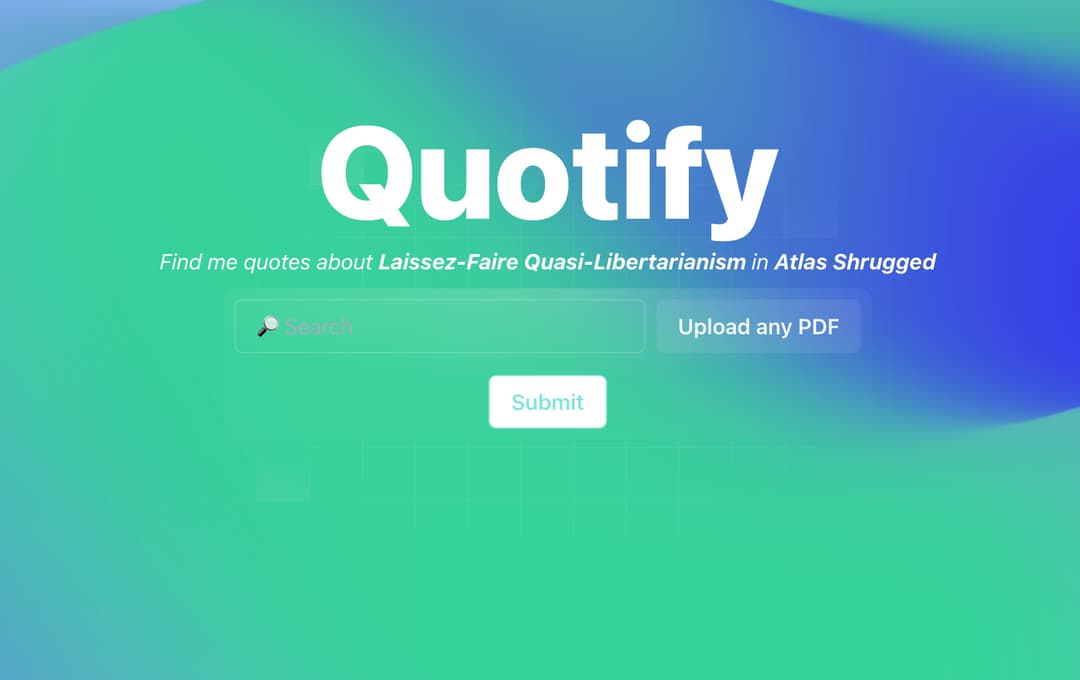 Quotify preview