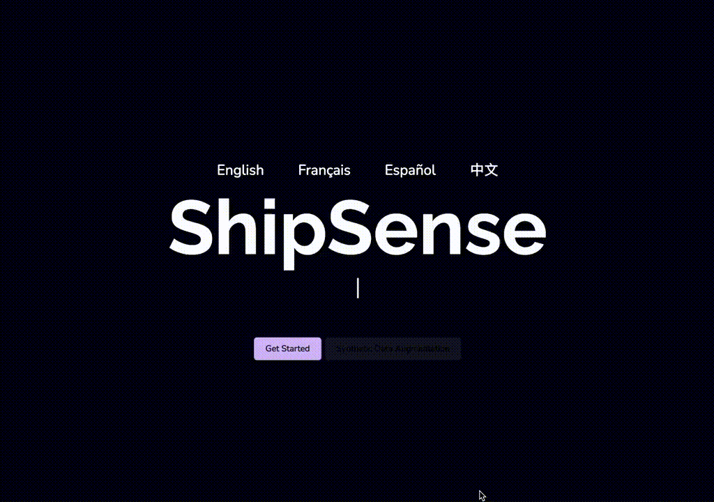 ShipSense preview